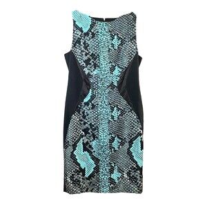 Antonio Berardi Snake Print Sheath Dress Women Sz 48 (US Large) Multicolor NWOT